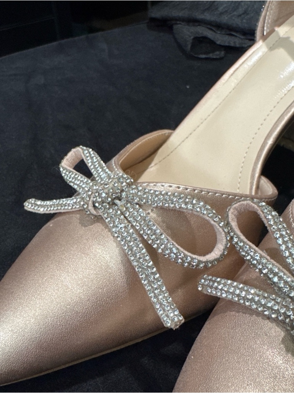 Elegant Women's Pointed-Toe Ankle Strap Heels in Champagne - Picture 2 of 2